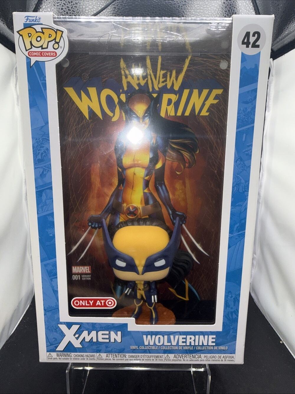 Funko Pop Comic Covers #42 Wolverine All-New Wolverine 001 Edition With Case